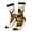 2 Black-1, variant on Honey Bee Print Adult Socks for Men & Women,Calf Socks, Ankle Socks,Boots Socks,Breathable Casual Sock,Unisex Crew Socks