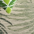 thumbnail image 6 of SAFAVIEH Courtyard Christabella Botanical Indoor/Outdoor Area Rug, Beige/Green, 5'3" x 7'7", 6 of 8