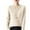 Beige, variant on Duoif Women's Sweaters, Women's Ribbed Knit Pullover - Crew/V-Neck with Button Detail Sweaters for Women Beige L