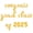 Gold, variant on Cursive Script Letter Balloons - CONGRATS GRAD CLASS OF 2025 16" Inch Alphabet Letters Foil Mylar Balloon Graduation Party Banner (Rose Gold)