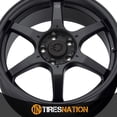 thumbnail image 5 of Konig 30B Backbone 17x7.5 4x100 +45et Matte Black Wheel, 5 of 5