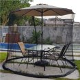 thumbnail image 4 of Mosquitera para sombrilla, pantalla para sombrilla, mosquitera para sombrilla con dosel universal con puerta con cremallera y cuerda ajustable, para sombrillas al aire libre, 4 of 4