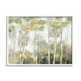 thumbnail image 5 of Stupell Industries Birch Tree Forest Yellow Foliage Woodland Painting Painting White Framed Art Print Wall Art, Design by Nan, 5 of 5