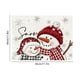 thumbnail image 3 of Manteles individuales de lino, adornos navideños, manteles individuales de invierno para árbol de Navidad de 30 x 45 cm, manteles navideños para fiestas, cocinas, comedores, Halloween, otoño, decoraci, 3 of 6