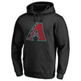 thumbnail image 2 of Men's Black Arizona Diamondbacks Official Logo Fitted Pullover Hoodie, 2 of 3