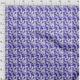 thumbnail image 5 of oneOone Viscose Chiffon Blue Fabric Abstract Floral Craft Projects Decor Fabric Printed By The Yard 42 Inch Wide, 5 of 5