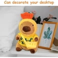 thumbnail image 5 of Peluche Conejillo de Indias acuático, Simulación Carpincho Juguetes, Peluche de Capibara con 8 atuendos y Accesorios, Juguetes de Peluche para disfrazar, Adecuado para Regalar, 5 of 5