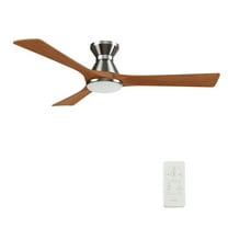 Trifecte 52" 3 Blade Wifi Ceiling Fan with Light Remote Compatible with Smart App