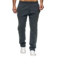 thumbnail image 1 of FOCUSNORM Men Casual Long Pants Solid Color Straps Elastic Band Loose Bottoms, 1 of 3