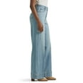 thumbnail image 3 of Lee Womens Legendary High Rise Trouser Jean Denim Comfort Pants Morning Veil New, 3 of 5
