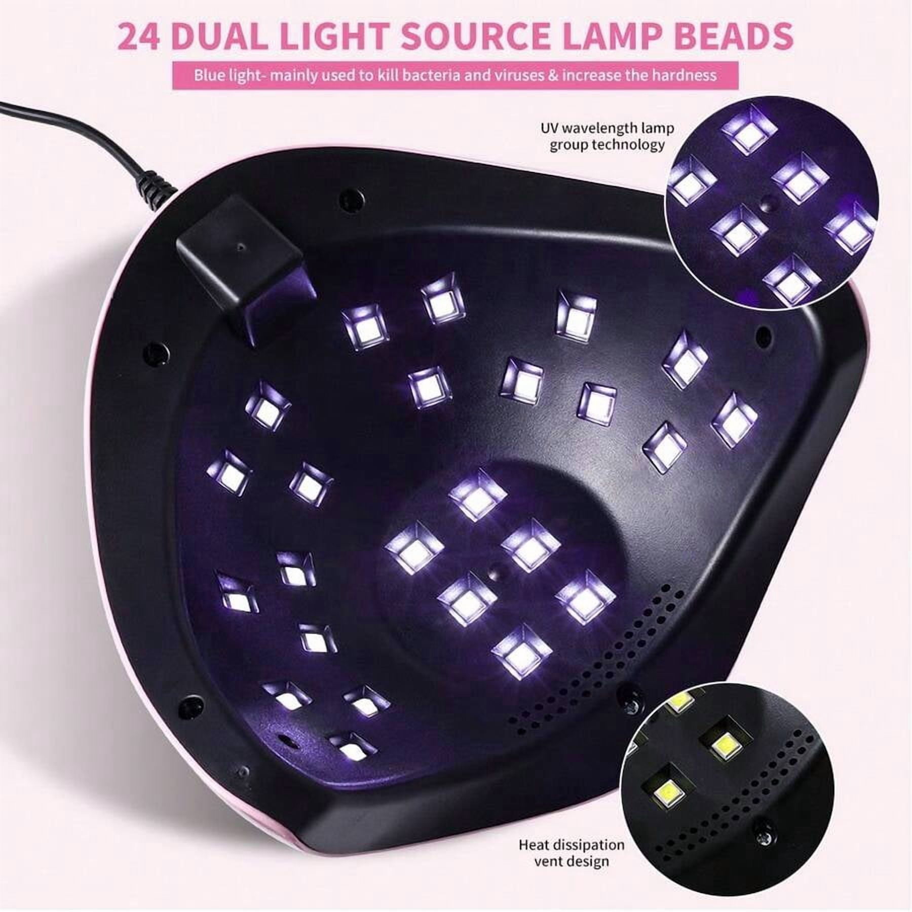 UV LED Nail Lamp, Faster Nail Dryer For Gel Polish ,Professional Gel UV Light For Nails With 3 Timers & Auto Sensor, Gel Polish Light Nail Curing Lamp With LCD Screen For Salon And Home