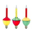 thumbnail image 6 of Novelty Lights Yellow and Red Bubble Light and Stringer Set, C7/E12 Candelabra Base, 6 Feet, 6 of 9