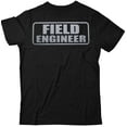 thumbnail image 3 of Field Engineer t-shirt with REFLECTIVE logo design, 100% cotton., 3 of 4