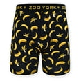 thumbnail image 2 of Zoo York Men's 4-Pack 360 Stretch Boxer Briefs - Printed & Solid Color Premium Underwear for Men in Banana, Dark Grey, Grey, Black Size: S, 2 of 7