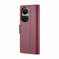 thumbnail image 4 of Funda tipo cartera OPPO Reno 10 Pro 5G con cierre magnético, RFID, tarjetero, soporte, carga inalámbrica, 4 of 5