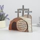 thumbnail image 4 of La tumba vacía representa la resurrección Decoración en escenas de Pascua Decoraciones de madera Decoración de actividades festivas familiares, 4 of 6