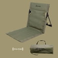 thumbnail image 2 of Cojín De Respaldo Para Acampar Cojín plegable para respaldo de camping, marco de aleación de aluminio, silla individual (verde militar) Tmvgtek Para Estrenar, 2 of 6