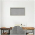 thumbnail image 3 of Amanti Art Woodgrain Stripe Grey Framed Magnetic Board 26 x 14 in., 3 of 7