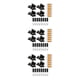 thumbnail image 3 of sweethay 4 piezas coche barco yate 1-in-1-out 12/24V bloque de fusibles camiones Panel de distribución de energía tablero portafusibles Type1 NO1, 3 of 6