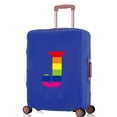 thumbnail image 1 of Luggage Covers Travel Accessories Suitcase Cover Protector Reusable Washable 18-32inch Rainbow Letter Printed Pattern Series 8rainbow J M, 1 of 6