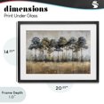 thumbnail image 4 of Stupell Industries Traditional Green & Blue Forest Grove Black Framed Print Under Glass, 20 x 14, by Creative Studio, 4 of 8