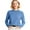 Blue, variant on dGslk Women's Classic Crewneck Long Sleeve Pullover Sweater Soft Lightweight Knit Top for Everyday Comfort and Versatile Styling Blue L