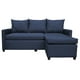 thumbnail image 1 of Sala Esquinera Modular El Bazar Store Vancouver Azul Marino 175x130 cm Sofa Lado derecho ó izquierdo Económica, Tela Lino, 1 of 6