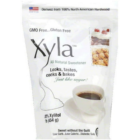 Xyla All Natural Sweetener Sugar Substitute, 1 lb, (Pack of
