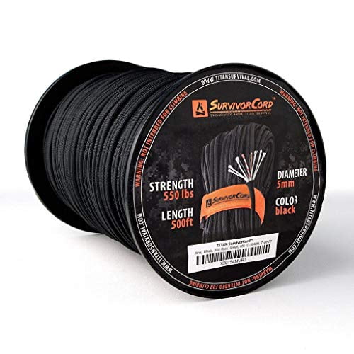 and Waterproof Fire Starter. 100 FEET The Original Patented Type III Military 550 Paracord/Parachute Cord with Integrated Fishing Line Multi-Purpose Wire Dark Earth 620 LB SurvivorCord and Waterproof Fire Starter. 100 FEET The Original Patented Type III Military 550 Paracord/Parachute Cord with Integrated Fishing Line Multi-Purpose Wire Dark Earth 620 LB SurvivorCord