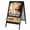 Black, variant on M&T Displays 22x28 Silver A-Frame Sign, Double-Sided Slide-In Poster Board for Sidewalk Display