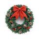 thumbnail image 4 of Corona Circular De Navidad De Ratán 40/50/60cm Decoración Navideña De Flores Para Colgar En La Puerta, 4 of 4