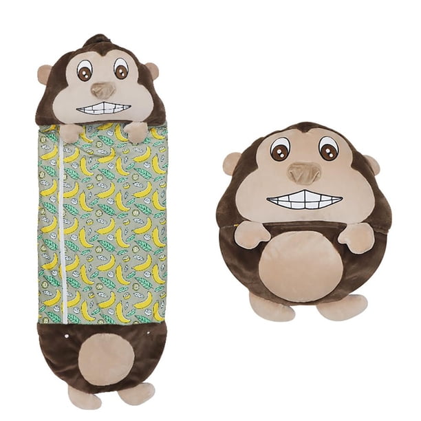 Cartoon Animal Children Sleeping Bag Lazy Sleeping Bag Doll One Piece Pajamas Nap Blanket Orangutan 137 50cm Walmart Com