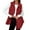 A-Red, variant on Inleife Women's Vest Loose Solid Color Casual Lapel with Button Jacket Tops