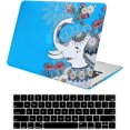 thumbnail image 1 of Compatible with MacBook Pro 13 Inch Case 2020 2019 2018 2017 2016 Release M1 A2338 A2289 A2251 A2159 A1989 A1706 A1708 Touch Bar,Plastic Hard Shell Case & Keyboard Cover, Elephant, 1 of 6