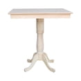 thumbnail image 1 of International Concepts K-3636TP-30P-6B-2 Table à Pied Carrée 36 x 36 Po - 41.1 Po, 1 of 1