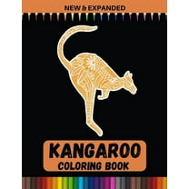 Kangaroo Coloring Book (New & Expanded): Relaxing Coloring Pages, Stress Relieving. (Paperback)