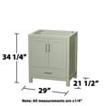thumbnail image 2 of Wyndham Collection Sheffield 29" Mirror Wood Single Bathroom Vanity in Espresso, 2 of 7
