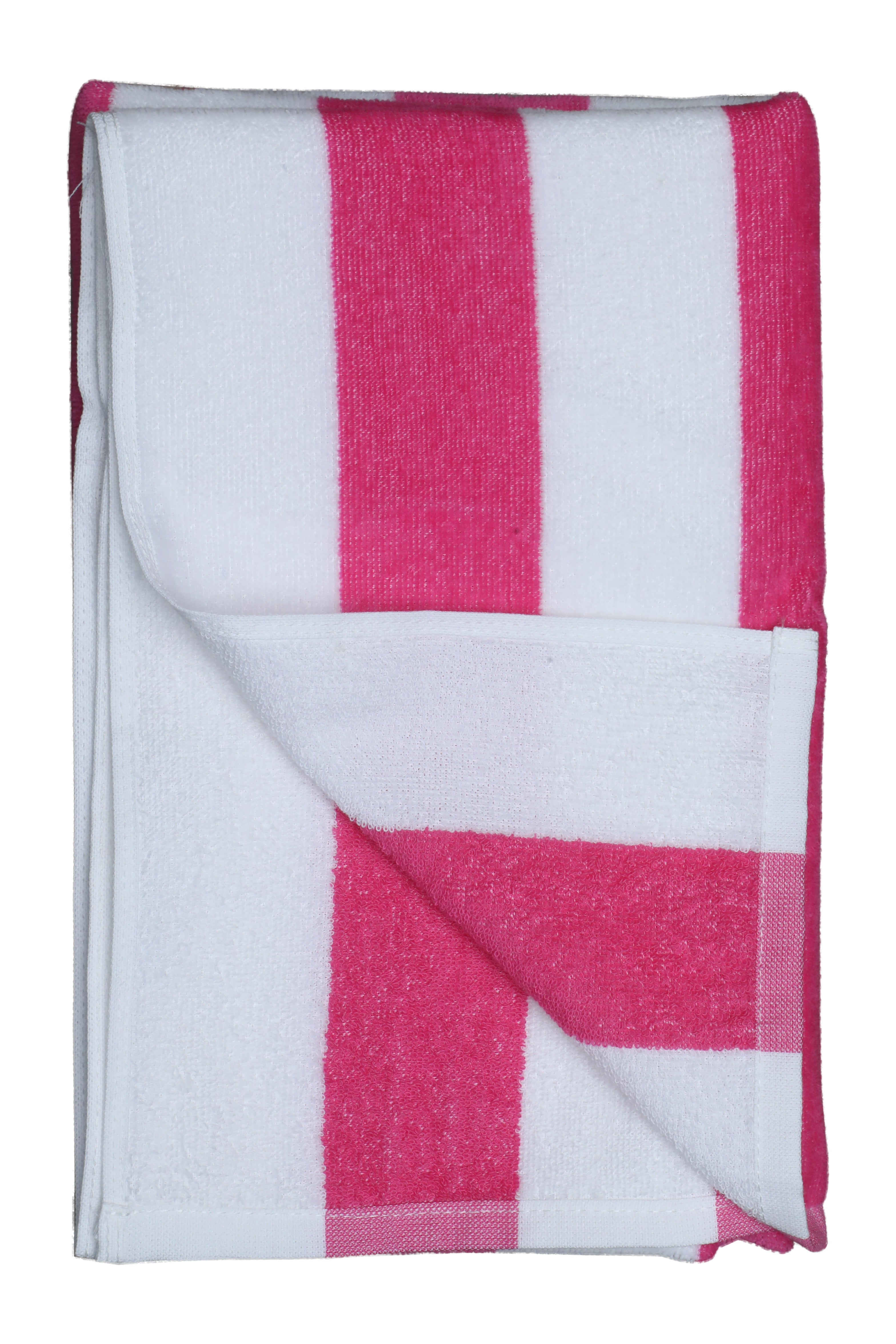 Pink and grey striped towels sale