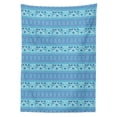 thumbnail image 3 of Ambesonne Whale Tablecloth Rectangular Table Cover, Oceanic Maritime, 60"x84", Turquoise Lilac Blue, 3 of 4