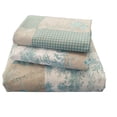 thumbnail image 3 of 100% Turkish Cotton Gray Patchwork Twin Duvet Cover Set, 3 of 4