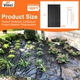 thumbnail image 2 of Vinci 4FT x 100FT Weed Barrier Fabric Heavy Duty Landscape Fabric for Garden Beds, Lawn, Pathways, Driveways & Ground Cover, 2 of 8