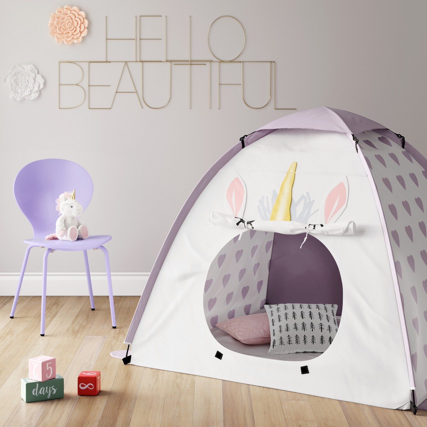 Pillowfort Unicorn Character Play Tent 