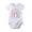 X235 White, variant on Toddler Girls Romper Rainbow Print Short Sleeve Crew Neck Onesie Summer Casual Girls Jumpsuit Size 6-12 Months Pink