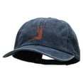 thumbnail image 2 of Rope Hanging Embroidered Unstructured Pigment Dyed Cotton Cap - Navy OSFM, 2 of 5