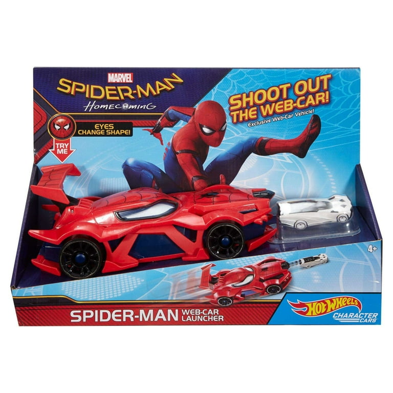 Marvel Hot Wheels Spider-Man Web Car Launcher Exclusive Brand New