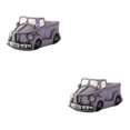 thumbnail image 3 of kurtrusly Small Planter Pots Durable And Stylish Addition To Any Space Easy To Maintain Cars Style Flower Pot purple car 2Set, 3 of 6