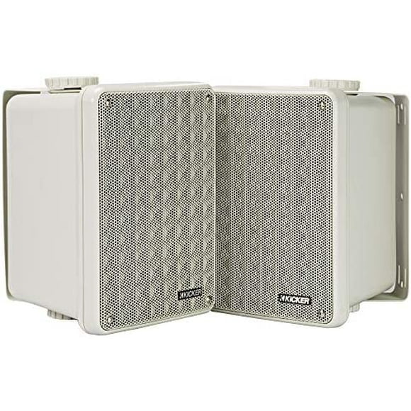 Bocinas de Pared Kicker KB6 Par para Exteriores -Gris