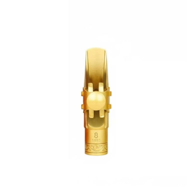 Boquilla De Saxofón De Latón Dorado, Fácil De Tocar, Kit De Boquilla Para Saxofón Soprano, Sonido Nítido, Saxofón Soprano En Si Bemol Para Principiantes, Estudiantes Y Práctica. 8
