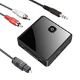 thumbnail image 1 of Sidaley Convertidor óptico Receptor de señal Transmisor inalámbrico Adaptador de audio multipropósito Ahorro de espacio Suministros electrónicos Electrónica, 1 of 6