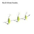 thumbnail image 1 of 3-Hook Carp Fishing Hair Rig, Anti-Bottom Automatic Flipping Metal Fishing Rig, Ready-to-Use Suspension Lure for Freshwater Bottom Fish, 1 of 9